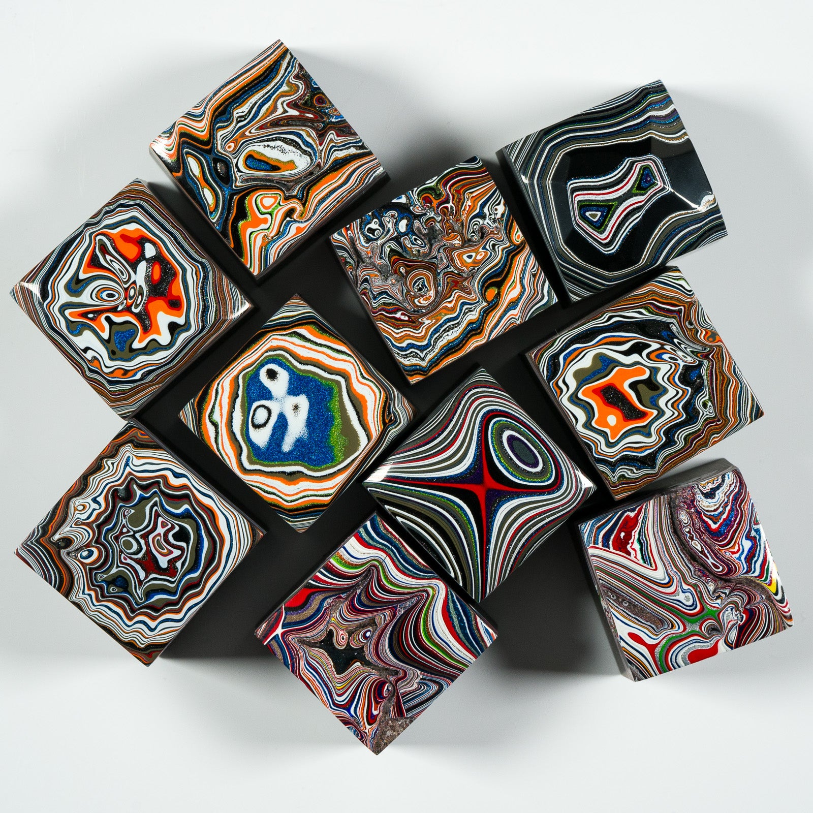 Random Fordite Keycap (Made to order)